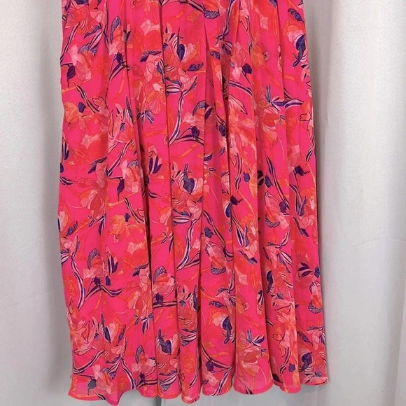 NWT Torrid Pink Floral Dress Size M/L - Picture 5 of 11